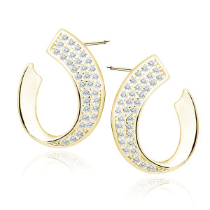 Cercei argint placati cu aur galben cu pietre DiAmanti Z1968EG_W-DIA (Argint 925‰ 2,1 g.) Cercei argint placati cu aur galben cu pietre DiAmanti Z1968EG_W-DIA (Argint 925‰ 2,1 g.)